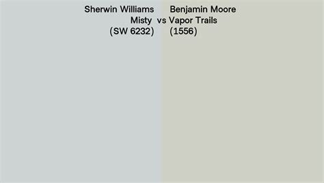 Sherwin Williams Misty Sw Vs Benjamin Moore Vapor Trails