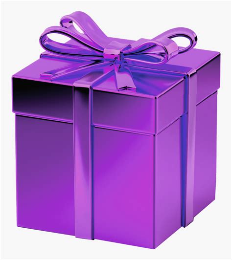 Purple Gift Box Transparent Background - Purple Gift Box Transparent ...