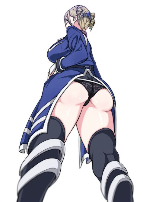 Awashima Seri K Project Highres Girl Ass Blonde Hair Breasts Large Breasts Panties