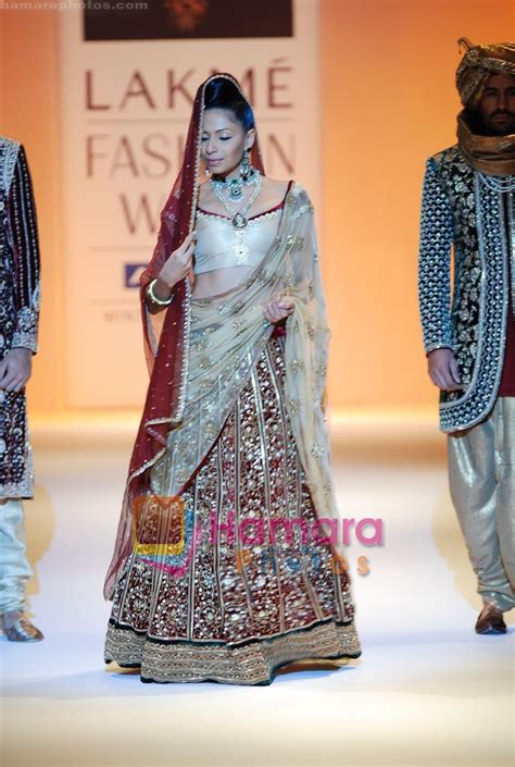 Model Walks The Ramp For Shyamal Bhumika Show At Lakme Winter Fashion