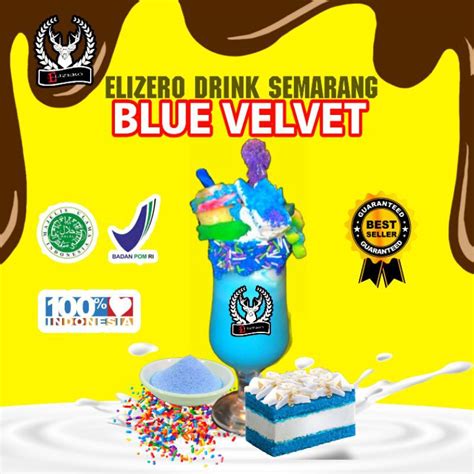 Jual Bubuk Minuman Blue Velvet Bubuk Minuman Blue Velvet 1kgblue
