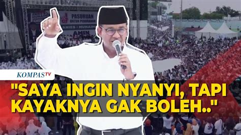 FULL Pidato Politik Anies Di Kampanye Akbar Pasuruan Ungkap Dilarang