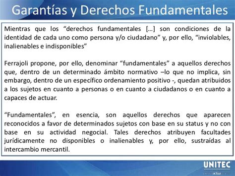 Garantías Y Derechos Fundamentales