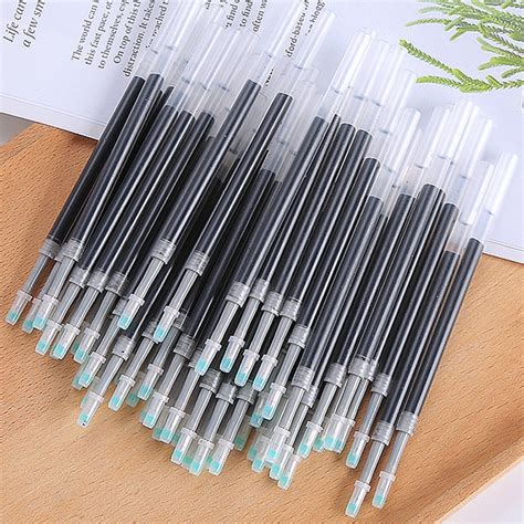 Tặng ngòi thay Set 6 Bút Gel Anh Quốc Ngòi 0 5mm Mực Đen Bi Bấm Văn