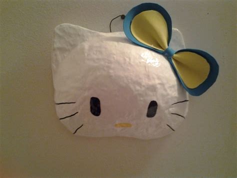 Hello Kitty Mask · A Mask · Papercraft and Papier-mâché on Cut Out + Keep