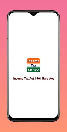 Income Tax Act 1961 Bare Act For Pc Mac Windows 11 10 8 7 Free Download