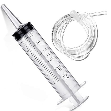 Plastic Syringe With Tube Large Plastic Syringe With Hose Tube Large