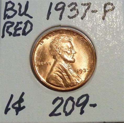 P Gem Bu Red Lincoln Wheat Cent For Sale Buy Now