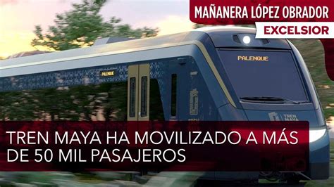 Tren Maya ha movilizado a más de 50 mil pasajeros en casi dos meses de