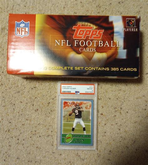 Topps Football Set Carson Palmer Psa This Will Be Taken Off