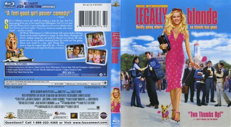Legally Blonde 2001 Blu Ray Cover Label DVDcover