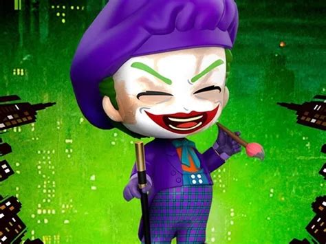 Joker Laughing Batman Burton Cosbaby Hot Toys Original Env O Gratis