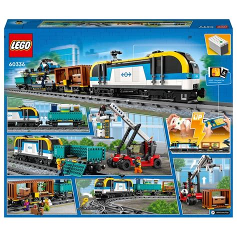 LEGO City 60336 Freight Train Toy Remote Control Sounds Set | Smyths ...