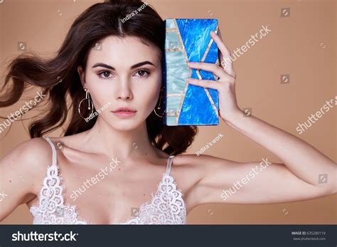Beautiful Portrait Pretty Sexy Brunette Woman Stock Photo Shutterstock
