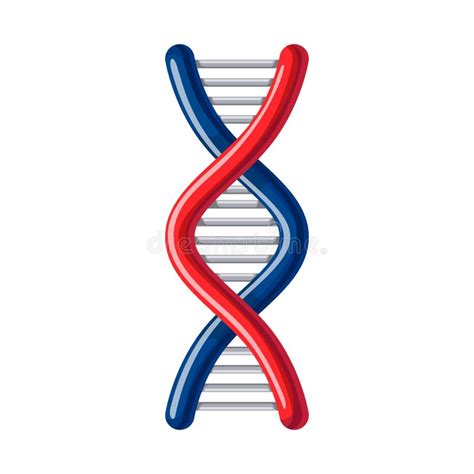 Dna Science Cartoon Vector Illustration Stock Illustration