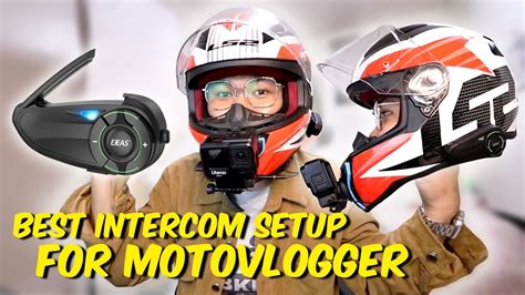 Ultimate Moto Vlogging Setup Helmet Gear Camera And Ejeas Q