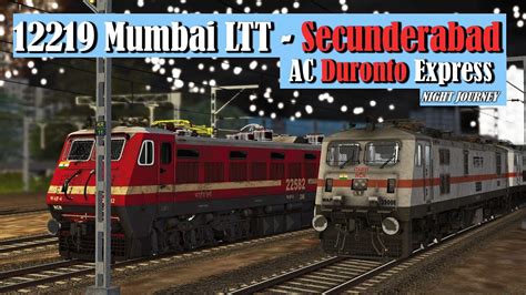 Mumbai Ltt Secunderabad Ac Duronto Express Lokmanya Tilak