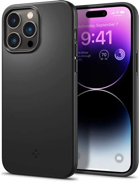 Spigen Thin Fit Apple Iphone Pro Max Black Uniqueshop