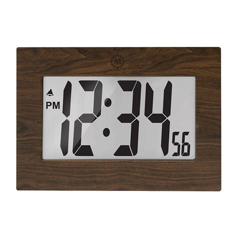 Large Frame Digital Wall Clock – Marathon Watch