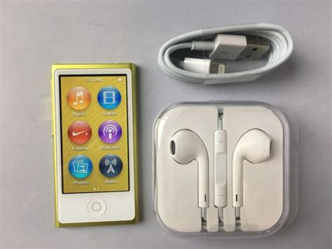 Apple Md476lla Ipod Nano 7th Generation 16gb Player Yellow For Sale Online Ebay