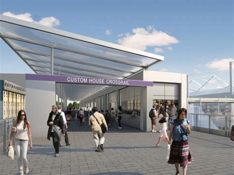 Crossrail Custom House Station East London Kite Glass