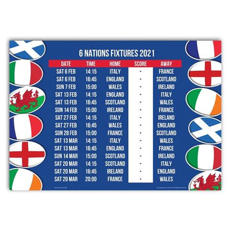 Six Nations 2024 Fixtures England - Image to u