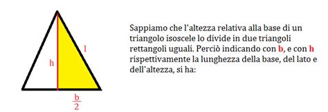 Applicazione Del Teorema Di Pitagora Al Triangolo Isoscele Medie