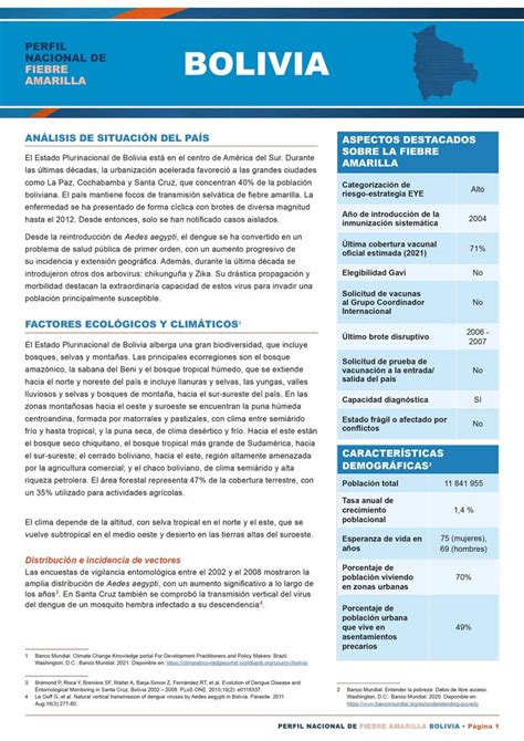 Vacuna contra la fiebre amarilla OPS OMS Organización Panamericana