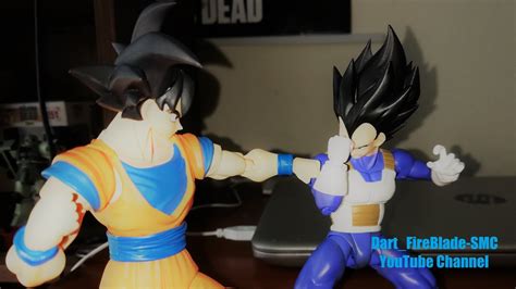 Dragon Ball Z Stop Motion Fight Goku Vs Vegeta Ep 1 Youtube