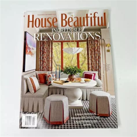 House Beautiful Magazine Nov Dec 2023 Incredible Renovations Issue