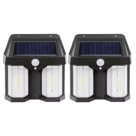 Packs L Mpara Farol Solar Doble Con Sensor Luz C Lida Sodimac