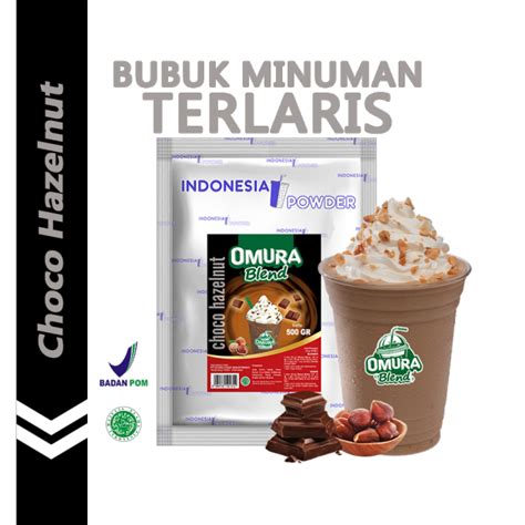 Jual Omura Powder Bubuk Minuman Premium Rasa Choco Hazelnut Powder