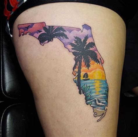 Florida Tattoos Beach Theme Tattoos Beachy Tattoos