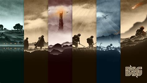 The Lord Of The Rings Trilogy On Behance