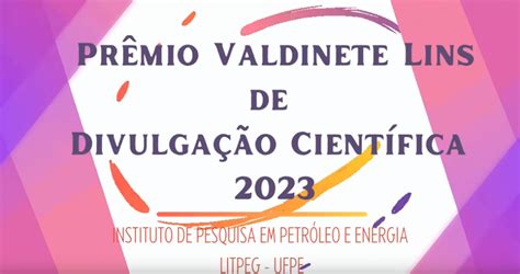 Premio Valdinete Lins Instituto de Pesquisa em Petróleo e Energia i