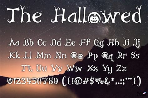 The Hallowed Font Little Red Studio Fontspace