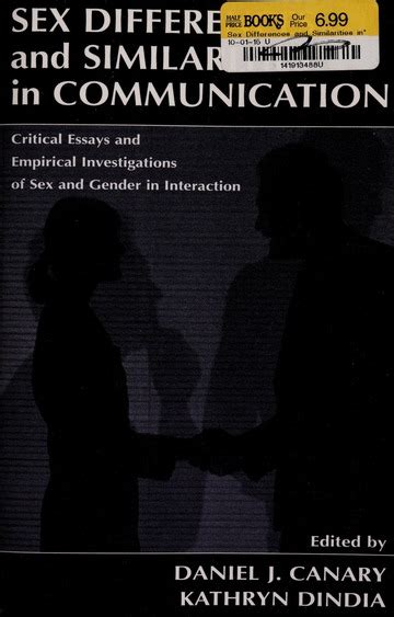 Sex Differences And Similarities In Communication Critical Essays And