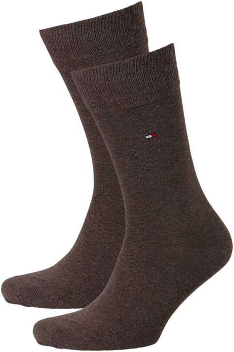 Tommy Hilfiger Th Men Sock Classic P Bruin Beige Voorwinden