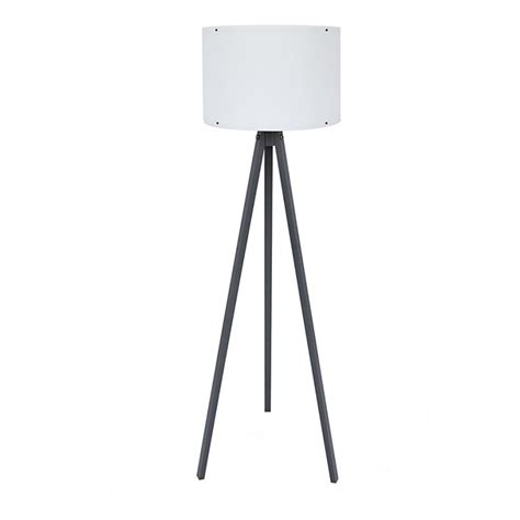 Lampadaire AYD 1xE27 60W 230V Gris Lumimania