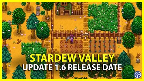 Stardew Valley Update 1 6 Release Date Content Info More