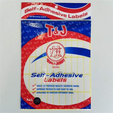 Jual Tandj Label Sticker Harga Nama Undangan Tempel Warna Polos Putih