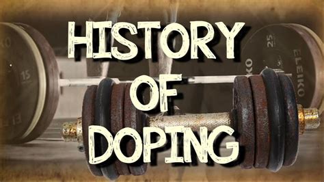 History Of Doping In Sports What A History Youtube