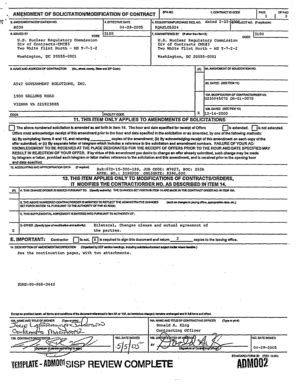 Fillable Online Pbadupws Nrc Modification No 038 To Delivery Order No