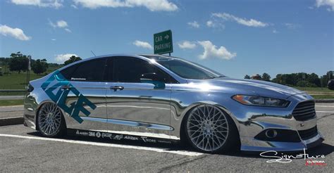 Chrome Wrapped Fusion Ford Fusion Custom Ford Fusion Ford Mondeo