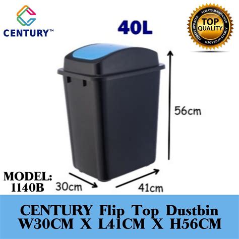 Century B Litre Dustbin Tong Sampah Century Lazada