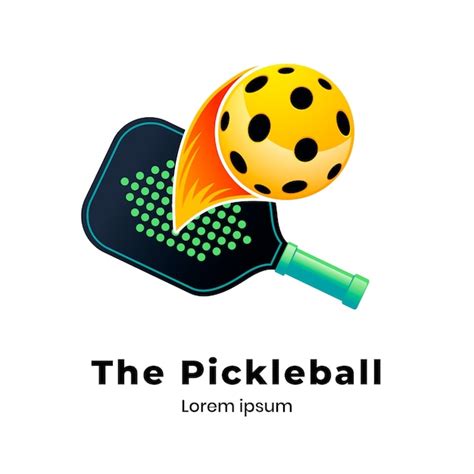 Pickleball Symbol Design Royalty Free Svg Cliparts Vectors And