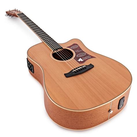 Tanglewood Tw10 Dreadnought Cutaway Electro Acoustic Natural Gear4music