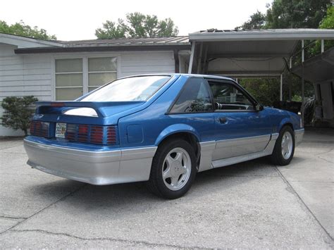 Bright Blue 1993 Ford Mustang