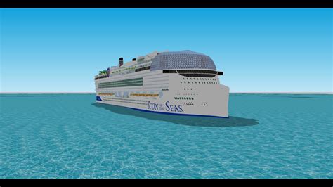 3d Icon Of The Seas Youtube