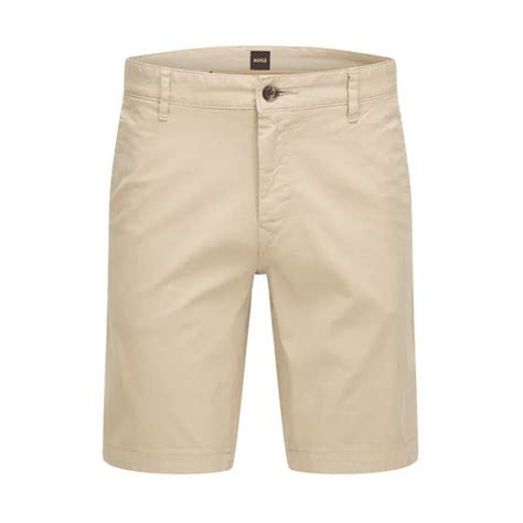 Hugo Boss Schino Slim Cotton Beige Chino Shorts Clothing From N22 Menswear Uk